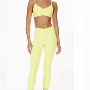 Aritzia TNA Butter Action Yellow Leggings